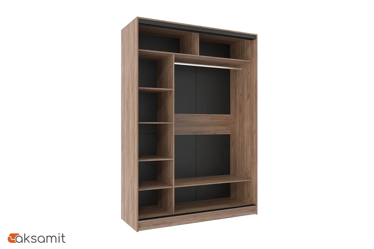 Шкаф-купе 1600 Домашний ЛДСП/ЛДСП (Дуб Табачный Craft) Шкаф-купе 1600 Домашний ЛДСП/ЛДСП (Дуб Табачный Craft) фото