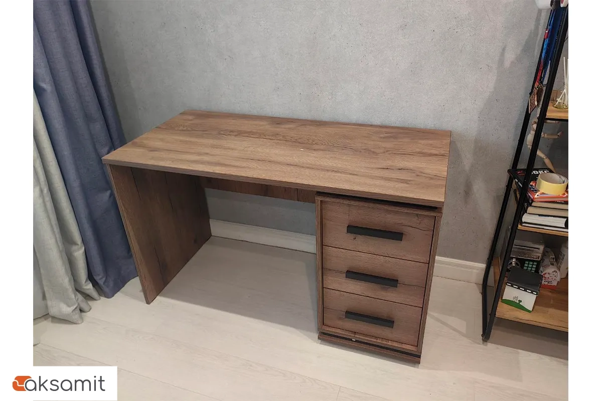 Стол письменный Nature 84 (Дуб табачный Craft/Черный)