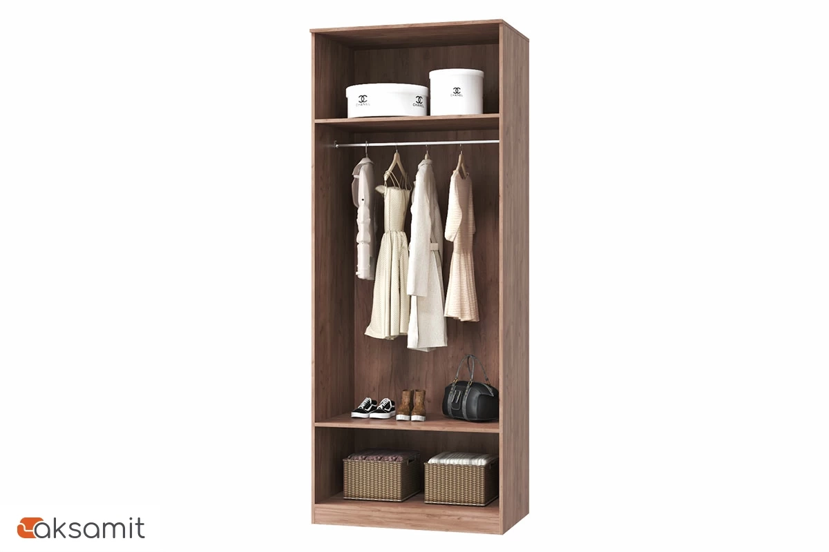 Шкаф 2х-дверный для одежды Тоскана (Дуб Табачный/Бисквит)