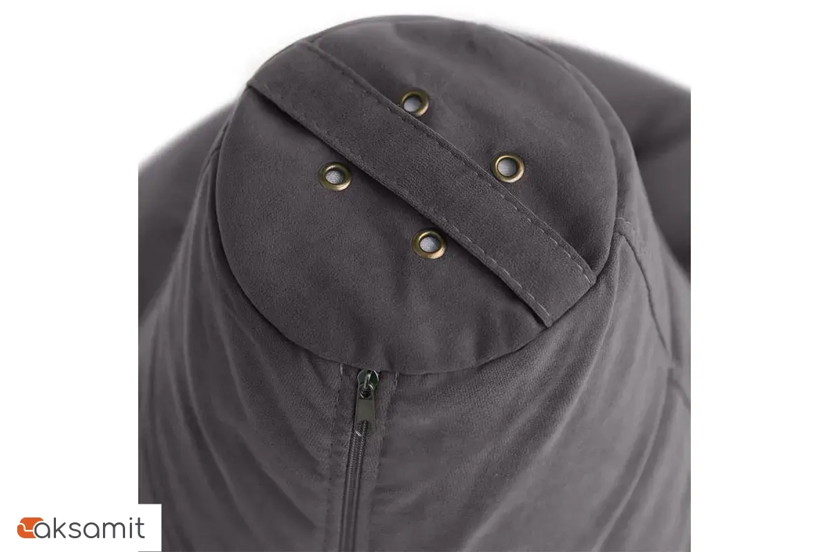 Кресло-мешок Груша Стандарт 3XL (Велюр / Темно-серый)