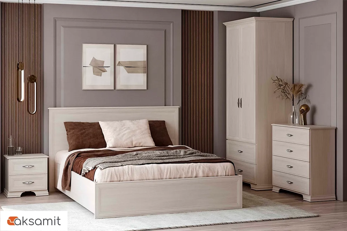 Кровать Венеция 5 с подъемным механизмом 160х200 (Бодега Светлый) фото