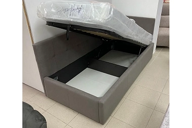 Кровать Оттава с подъемным механизмом 90х200 (Ткань Серая)