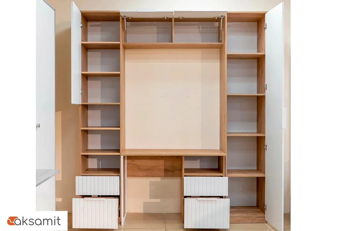 Стол письменный Хилтон Тип 1 (Дуб Крафт Золотой/Белый матовый)