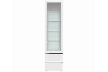 Шкаф-витрина Линда 31 (Белый снег)