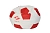 Кресло Мяч (Экокожа) Экокожа Бело-Красный