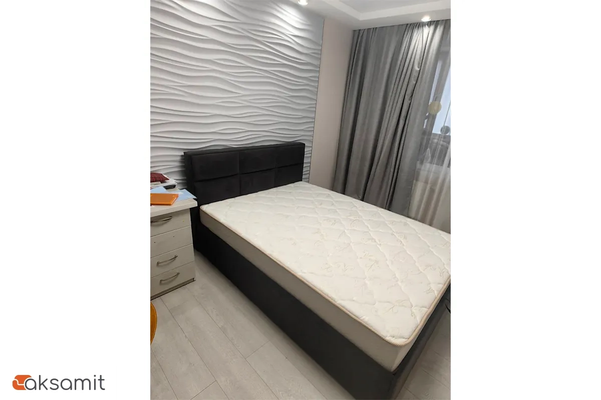 Кровать Стелла c подъемным механизмом 160х200 Тип 1 (Велюр/Графит)