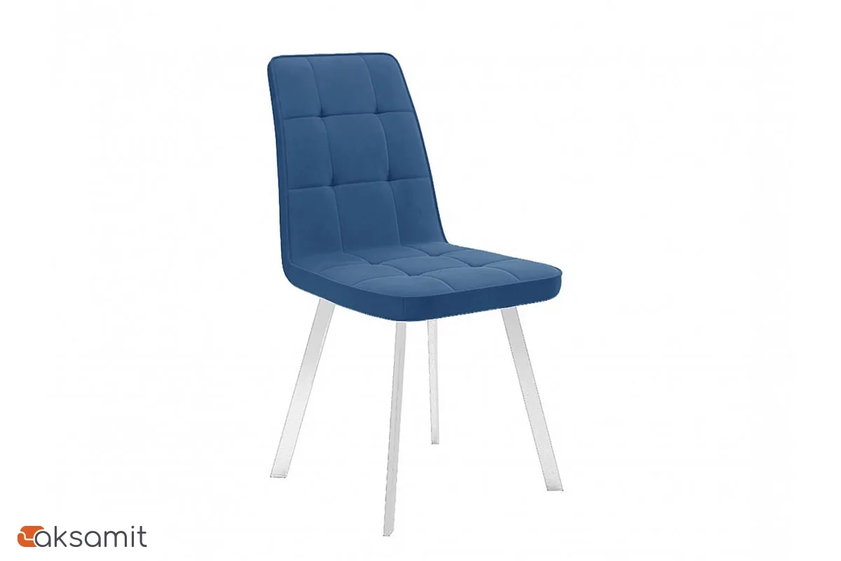 Стул DikLine 207 (B8 BLUE /ножки белые)