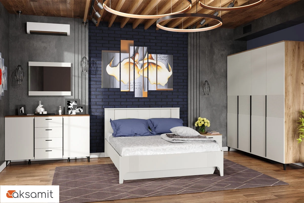 Тумба Белла №4 (Дуб Вотан/Тальк)