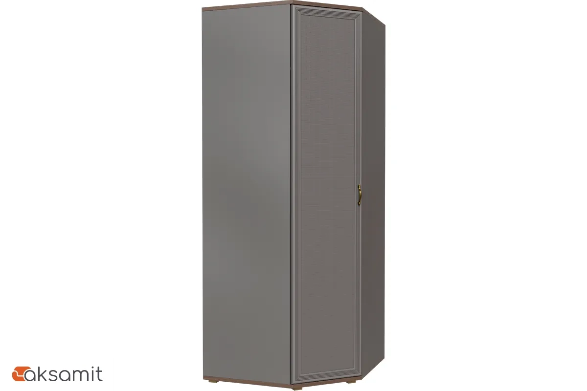 Шкаф для одежды и белья ШК-1011-ГТ-СО (Гикори Джексон Темный/Серый Оникс)