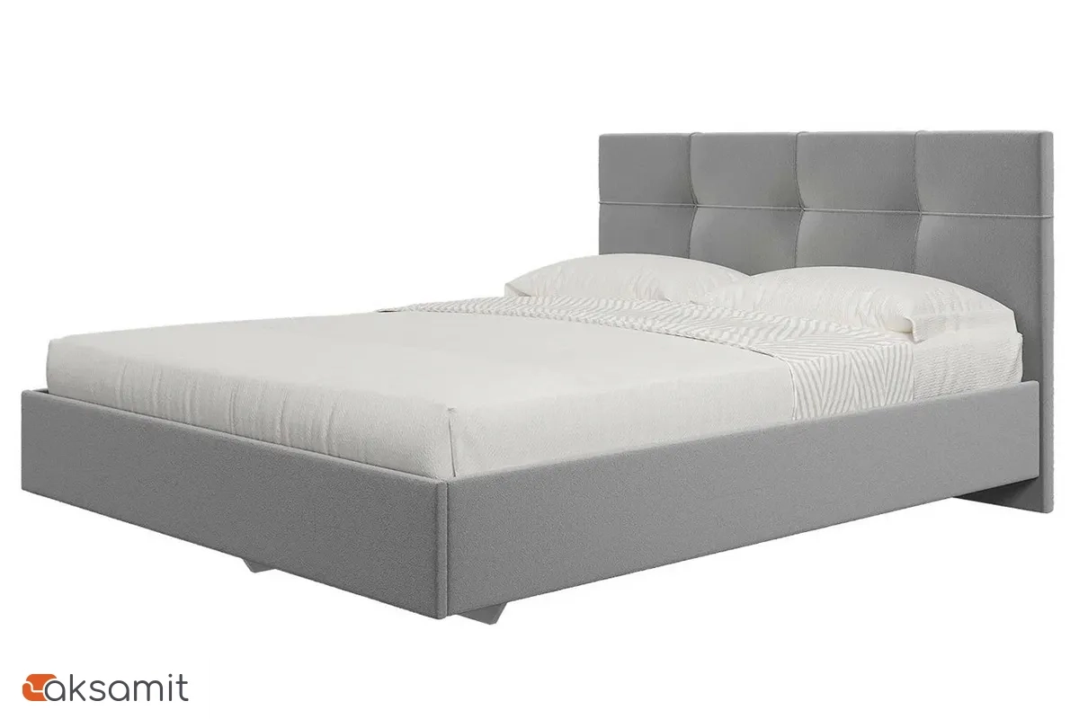 Кровать Kapriz с ПМ 180х200 (Newtone Light Grey / Светло-серый) Кровать Kapriz с ПМ 180х200 (Newtone Light Grey / Светло-серый)