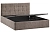 Кровать Джоли Тип 1 с ПМ и заглушиной 160х200 (Микровелюр / Wellmart Latte)