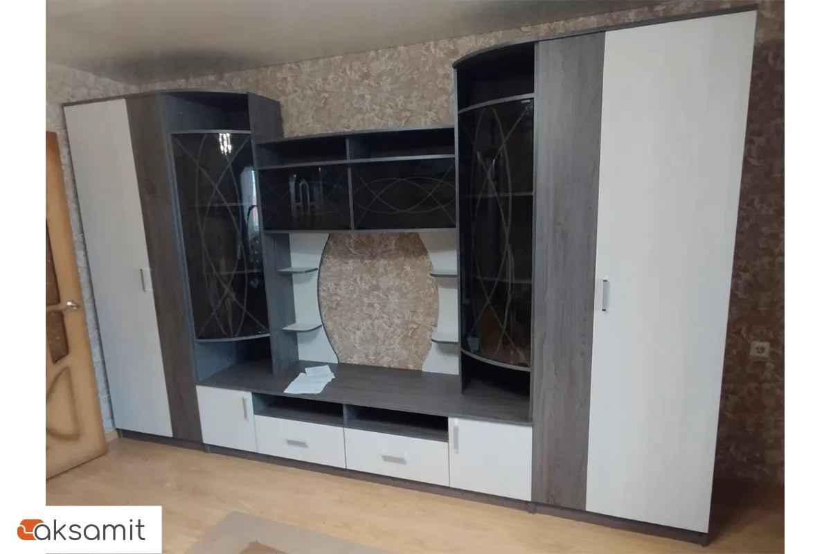 Гостиная ЦРК.ПЛР.01 Палермо-1 (Анкор темный/Анкор белый)