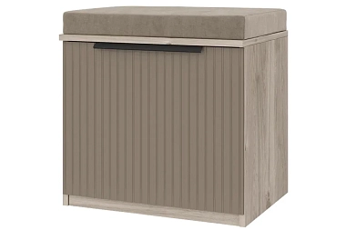 Прихожая Астория №1 (Дуб кастелло серый / Грей софт)