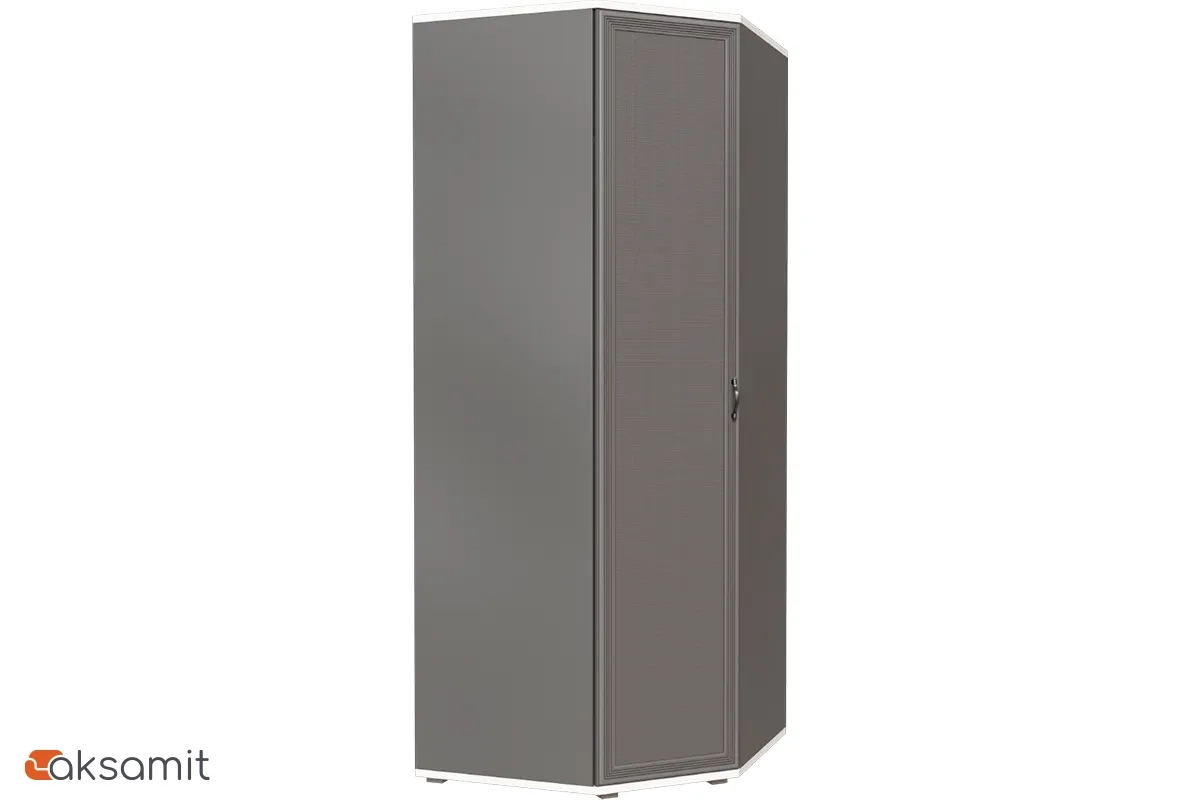 Шкаф для одежды и белья ШК-1011-СЯ-СО (Снежный Ясень/Серый Оникс)