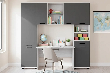 Детская Грейс (Снежный Ясень/Антрацит Матовый)