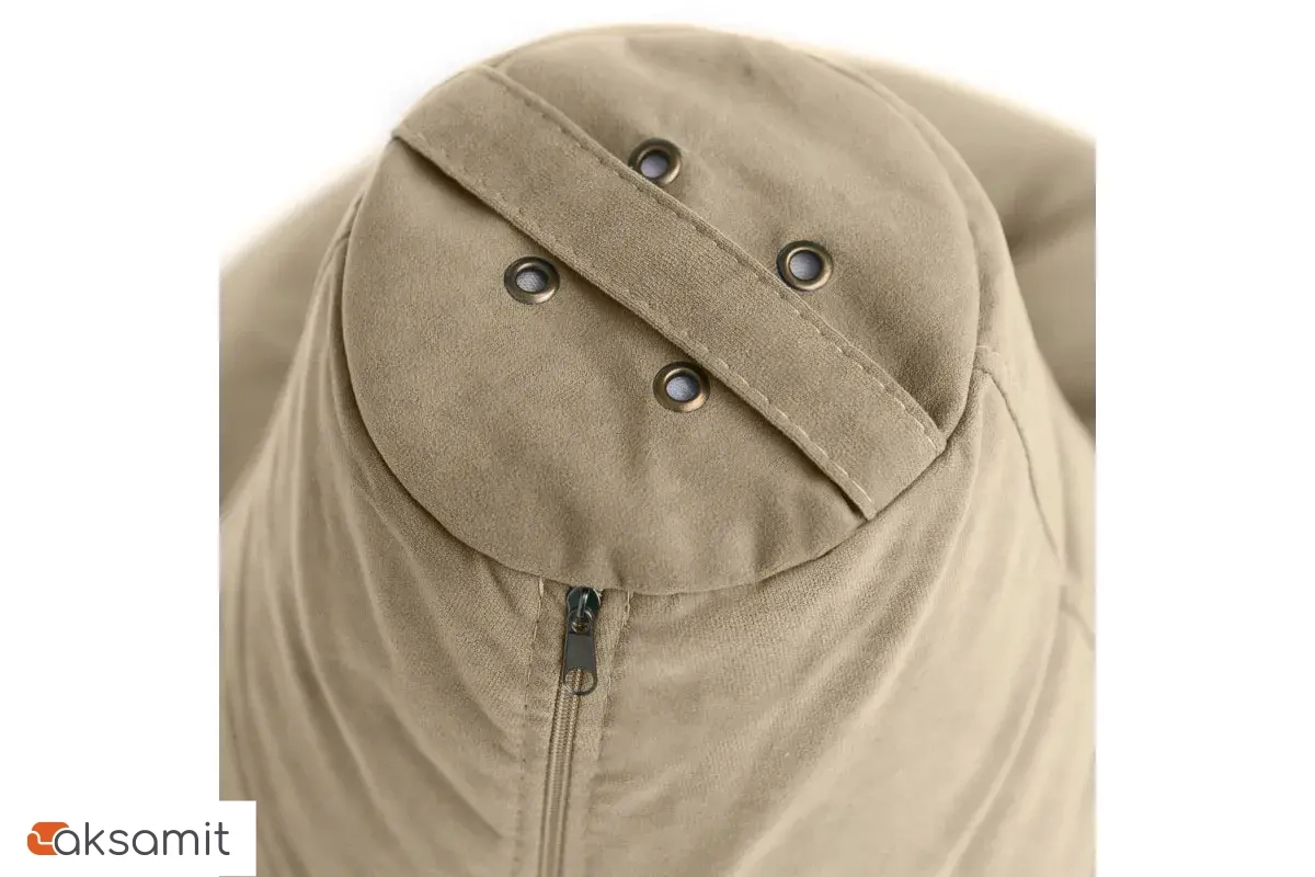 Кресло-мешок Груша Миди 2XL (Велюр / Теплый бежевый)