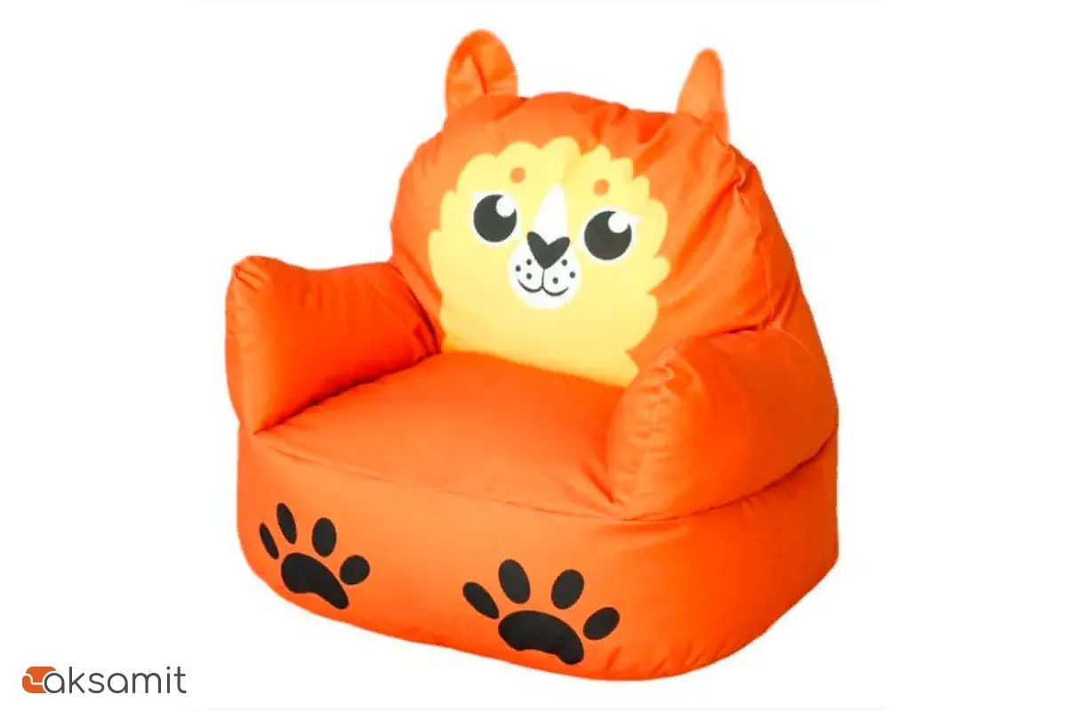 Пуфик Львенок S Оранжевый
