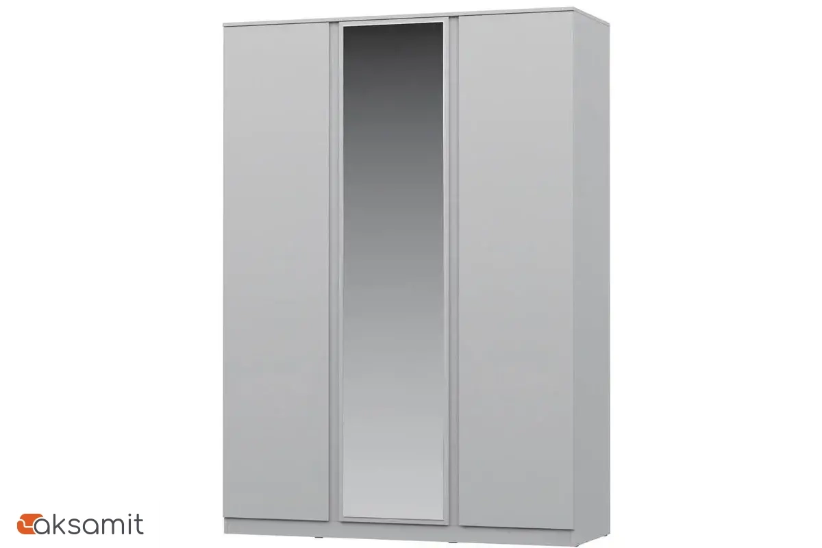 Шкаф Stern 3-х дверный с зеркалом (Белый) 72676504 Шкаф Stern 3-х дверный с зеркалом (Белый) 72676504