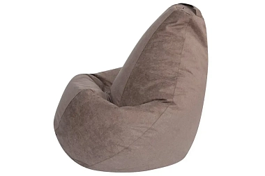 Кресло Мешок (Бежевый / Велюр) XL