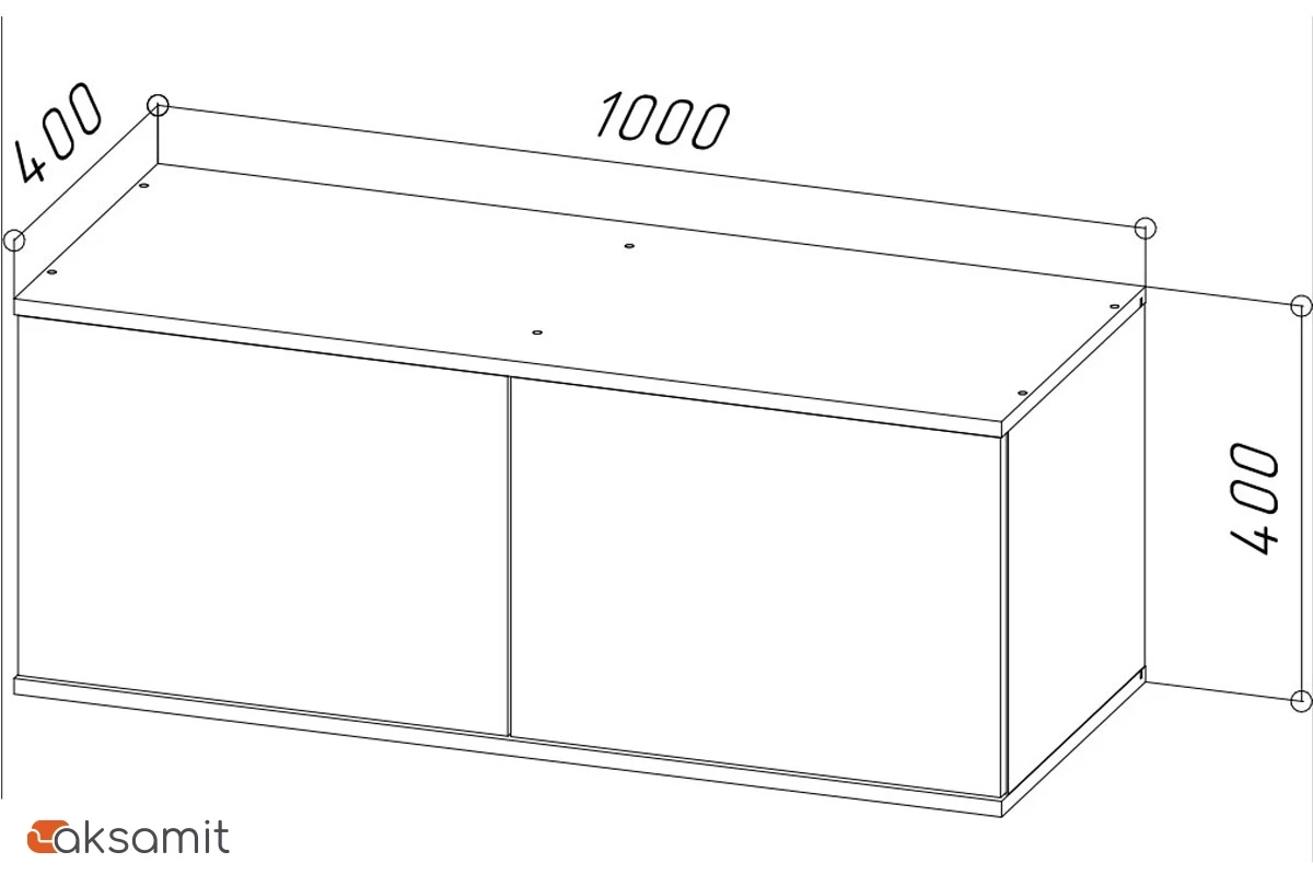Антресоль Stark 100 (Белый) 71579692 Антресоль Stark 100 (Белый) 71579692