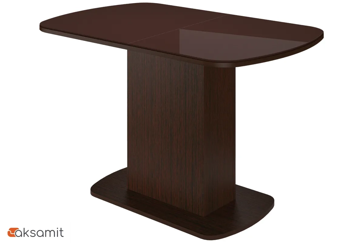 Стол обеденный раздвижной Соренто 2 (Шоколад Глянец)