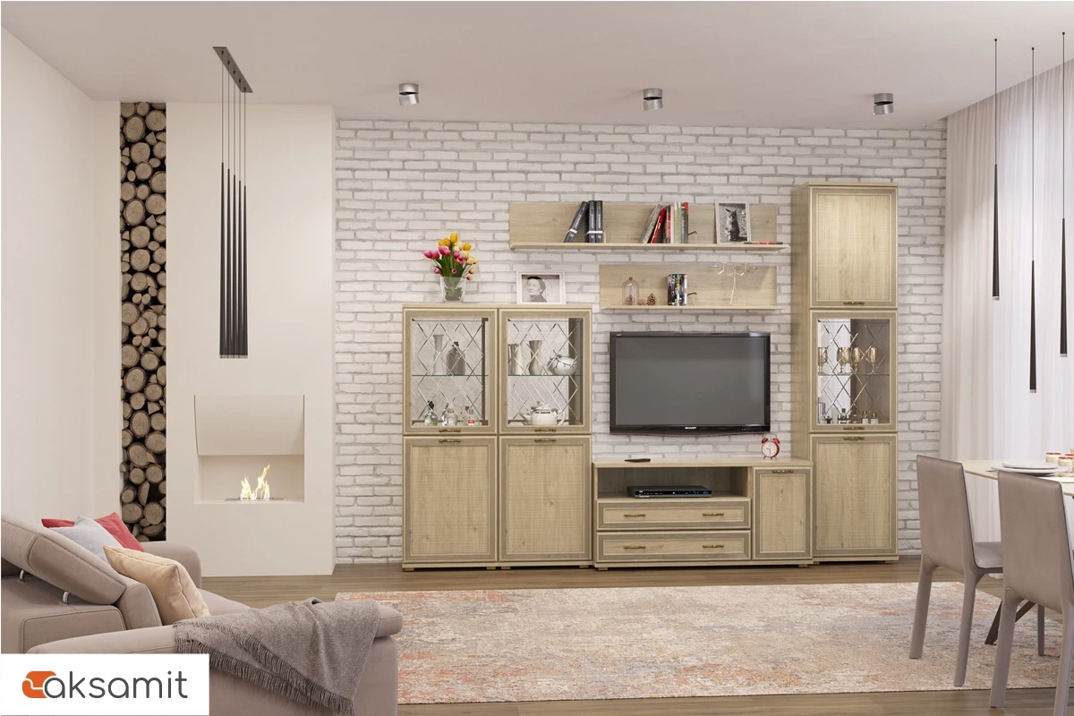 Тумба  ТБ-1023 (Гикори Джексон Светлый)