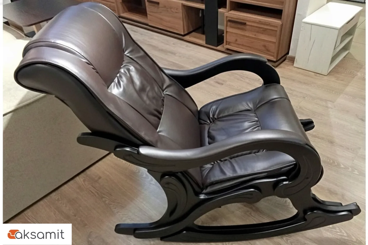 Кресло-качалка Сенатор (1кор / 77) (Марвел Коричневый / Венге)