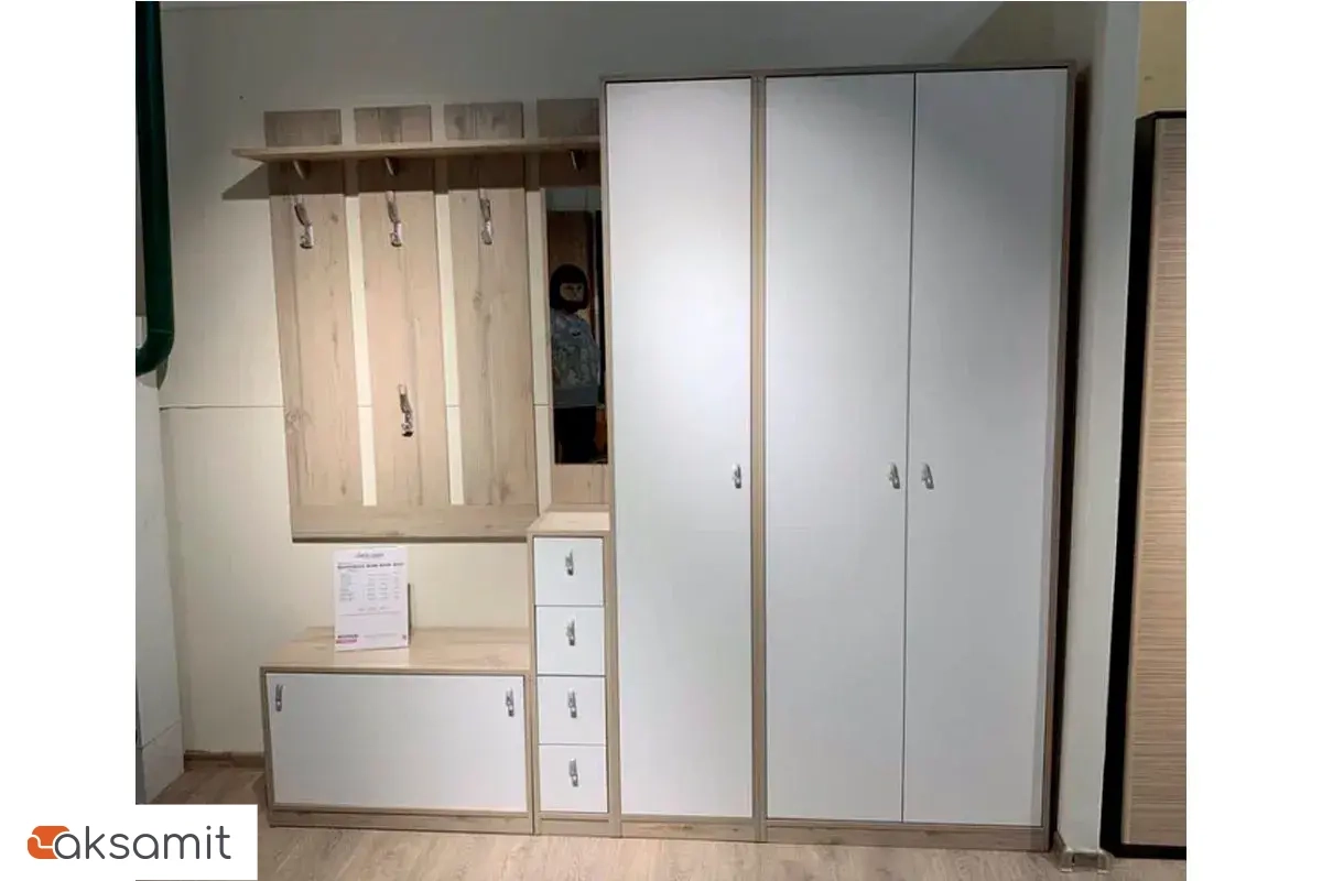 Комфорт 21 Вешалка (Гаскон Пайн/Белый)