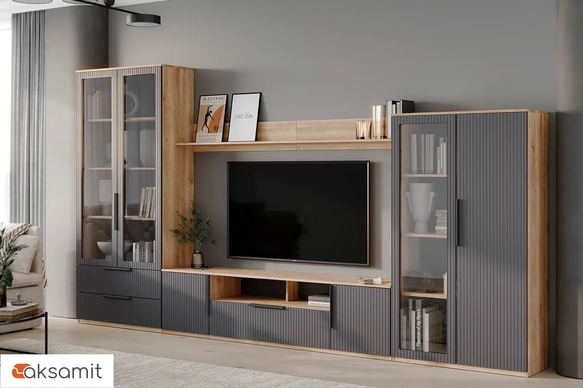 Полка навесная Астория 22 (Дуб кастелло медовый)