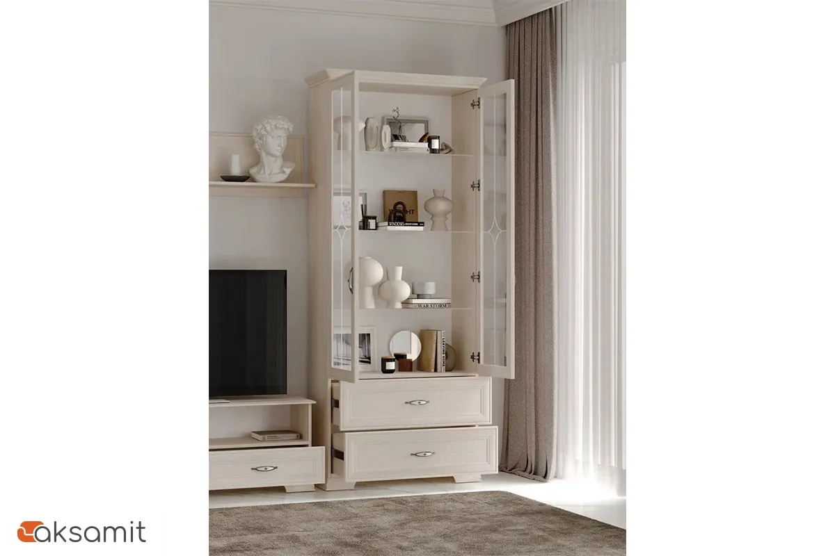 Венеция 16 Шкаф для посуды 2-х дверный фото