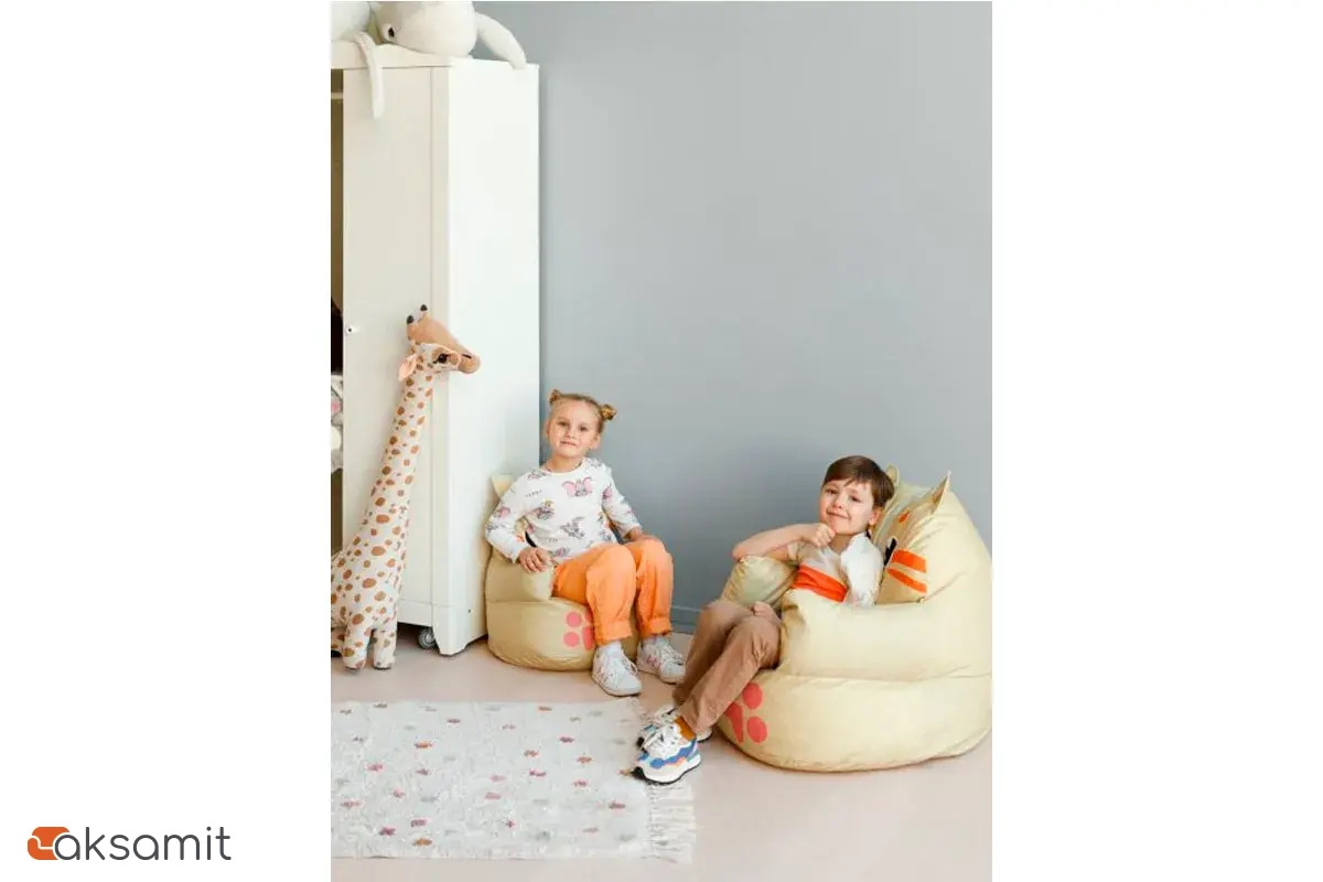 Пуфик Кошечка S Бежевый