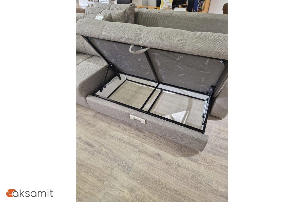 Угловой диван Лотос 2 ДКУ Florida Cappuccino