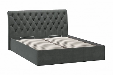 Кровать Скарлет с ПМ 160х200 (Графит серый)