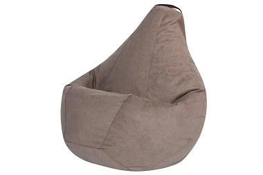 Кресло Мешок (Бежевый / Велюр) XL