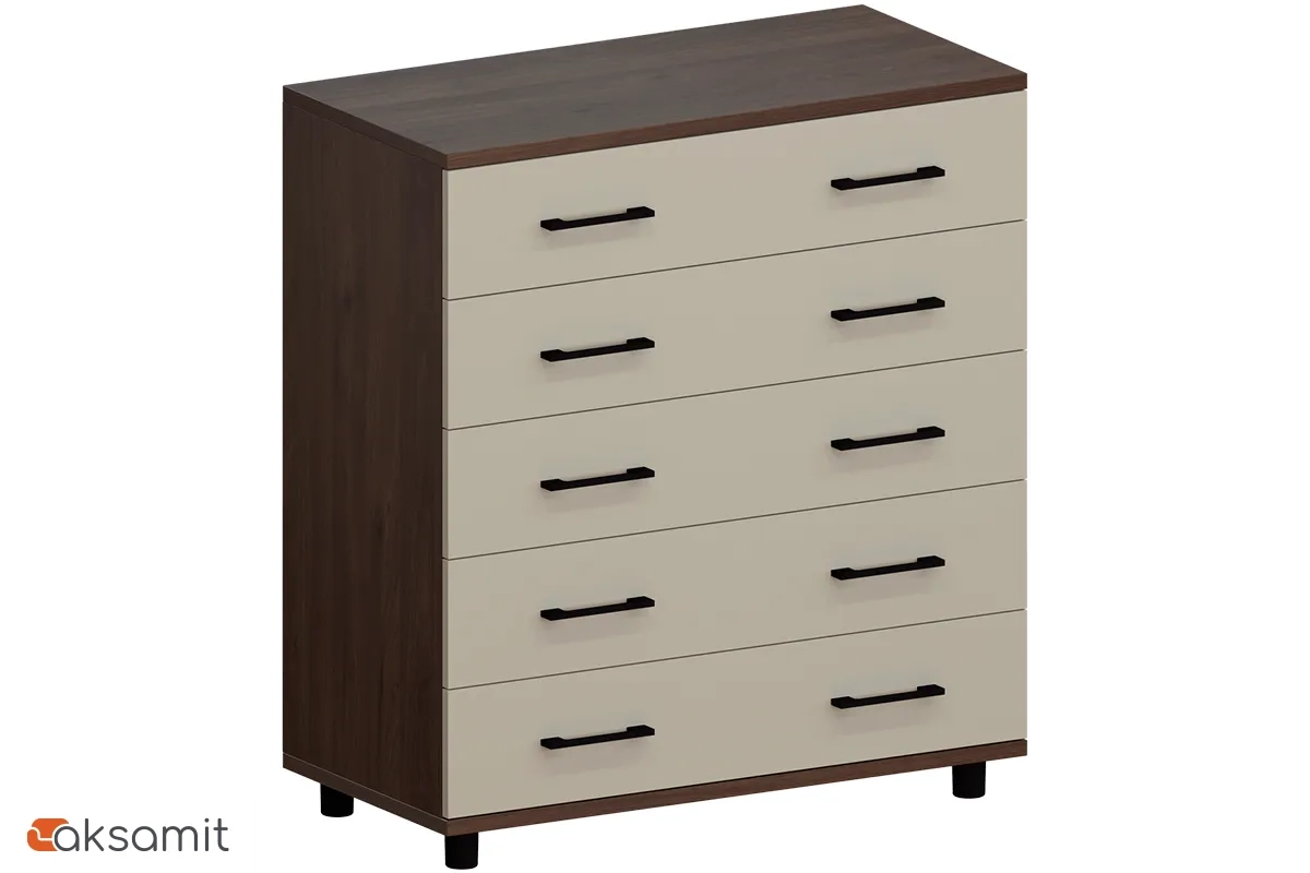 Комод КМ-5021-ГТ-КМ (Гикори Джексон Темный / Кашемир Матовый)