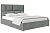 Кровать Madison с ПМ 140х200 (Рогожка / Серая) 72306323 Кровать Madison с ПМ 140х200 (Рогожка / Серая) 72306323