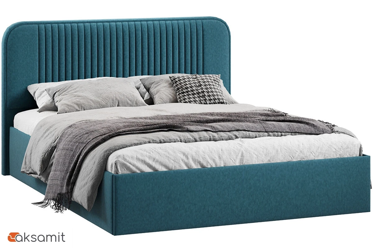 Кровать Тиффани c ПМ 160х200 Тип 1 (Микровелюр Jercy/Izumrud) Кровать Тиффани c ПМ 160х200 Тип 1 (Микровелюр Jercy/Izumrud)