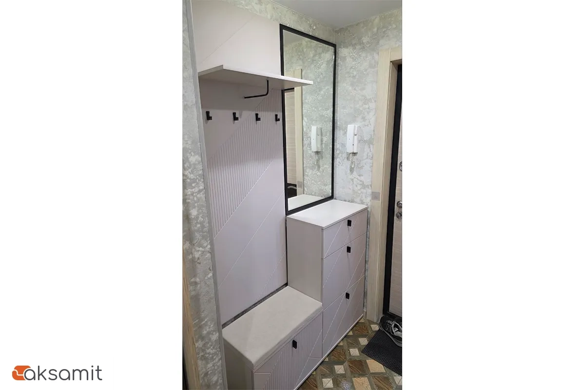 Тумба с дв. и ящиком Кашемир (Кашемир/Сантьяго)