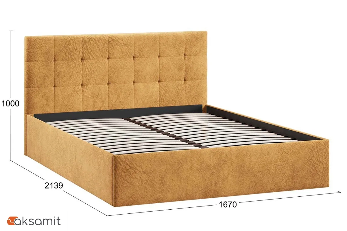 Кровать Джоли универсальная 160х200 Тип 1 (Микровелюр/Wellmart Yellow) Кровать Джоли универсальная 160х200 Тип 1 (Микровелюр/Wellmart Yellow)