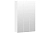 Шкаф для одежды Порто СМ-393.07.111 (580) с 3 зеркальными дверями (Белый жемчуг/Белый жемчуг)