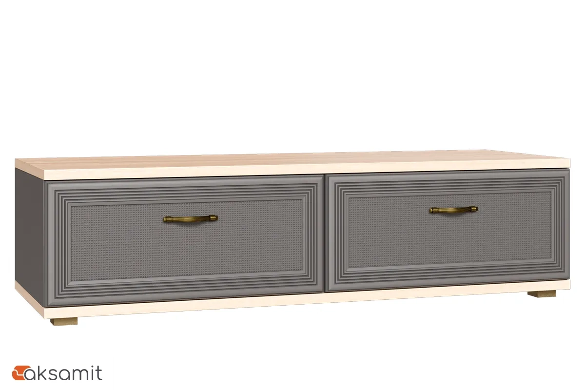 Тумба ТБ-1073-СЯ-СО (Снежный Ясень / Серый Оникс)