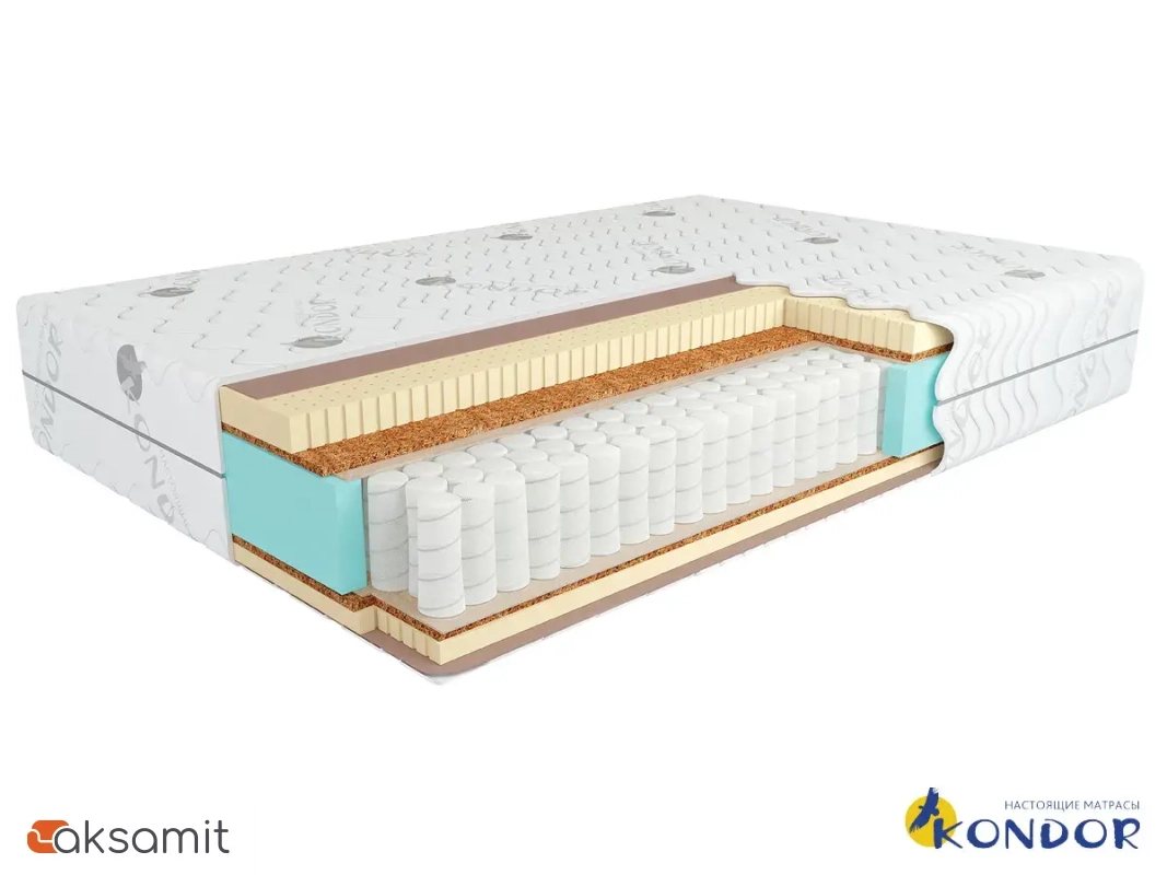 Матрас Kondor Sidney-3 Hard 140х200х23 трикотаж Матрас Kondor Sidney-3 Hard 140х200х23 трикотаж