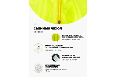 Кресло Мешок Груша Лайм (Оксфорд) XL