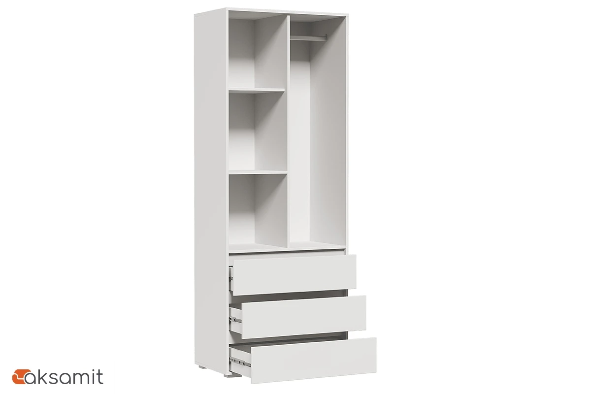 Шкаф 2-створчатый Веста (Белый)