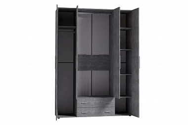 Шкаф для одежды и белья Монако 555 (Atelier Светлый)