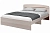 Кровать Валенсия без ящиков 160х200 (Ясень Светлый/Ясень Темный) 