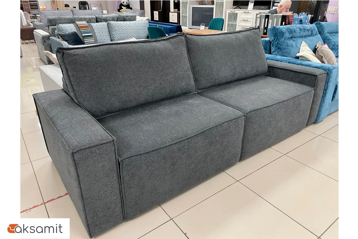 Диван Brick-3 S (Набивные подушки/Вывернутый) Гунин 2217/29