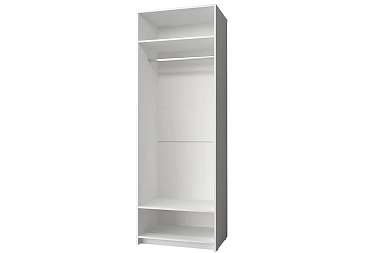 Шкаф для одежды Харрис 62 с 2 зеркальными дверями (Белый)