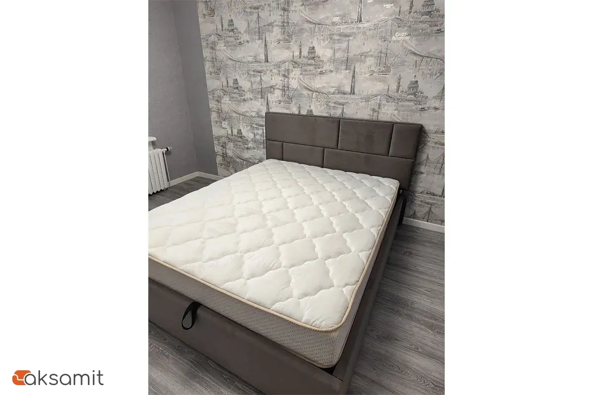 Кровать Невада-1 с ПМ 160х200 (Lovers 27 стоун) 2 кат.