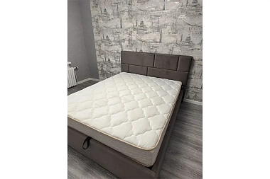 Кровать Невада-1 с ПМ 160х200 (Lovers 27 стоун) 2 кат.